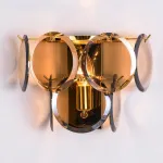 Накладной светильник Divinare Chloe 7566/01 AP-1 Цвет плафонов коричневый Цвет арматуры золото