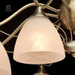 Потолочная люстра DeMarkt City Блеск 7 315013008 Цвет арматуры бронза Цвет плафонов белый от ImperiumLoft