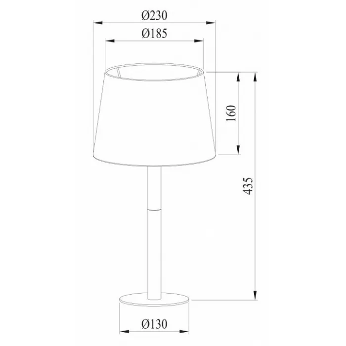 Настольная лампа декоративная Arte Lamp Connor A2102LT-1WH Цвет плафонов белый Цвет арматуры белый от ImperiumLoft