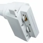 Светильник на штанге Arte Lamp Barut A4561PL-1WH Цвет плафонов черно-белый Цвет арматуры белый