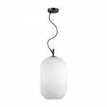 Подвесной светильник Odeon Light Roofi 4752/1 Цвет плафонов белый Цвет арматуры черный от ImperiumLoft