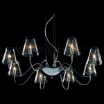 Подвесная люстра Lightstar Diafano 758084 Цвет арматуры хром Цвет плафонов прозрачный от ImperiumLoft