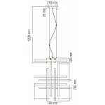 Подвесная люстра Horoz Electric Asfor HRZ00002299