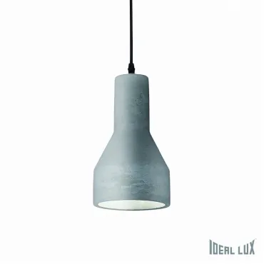 Подвесной светильник Ideal Lux Oil OIL-1 SP1 CEMENTO Цвет арматуры черный Цвет плафонов серый