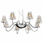 Подвесная люстра Lightstar Diafano 758084 Цвет арматуры хром Цвет плафонов прозрачный от ImperiumLoft