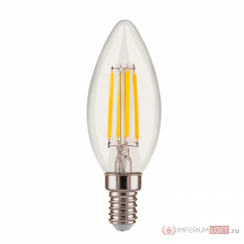 Лампа светодиодная Elektrostandard BL134 E14 5Вт 4200K a045174 Цвет арматуры белый Цвет плафонов прозрачный от ImperiumLoft
