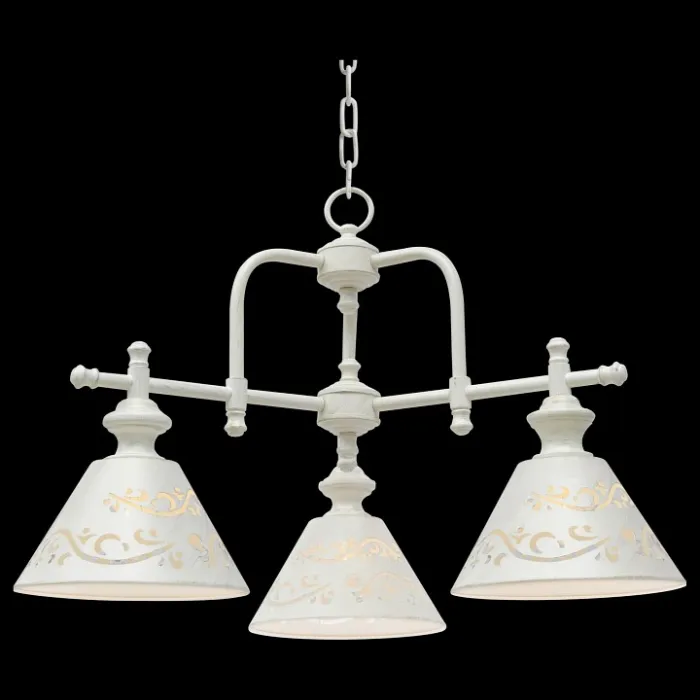 Подвесная люстра Arte Lamp Kensington A1511LM-3WG Цвет арматуры белый Цвет плафонов белый от ImperiumLoft