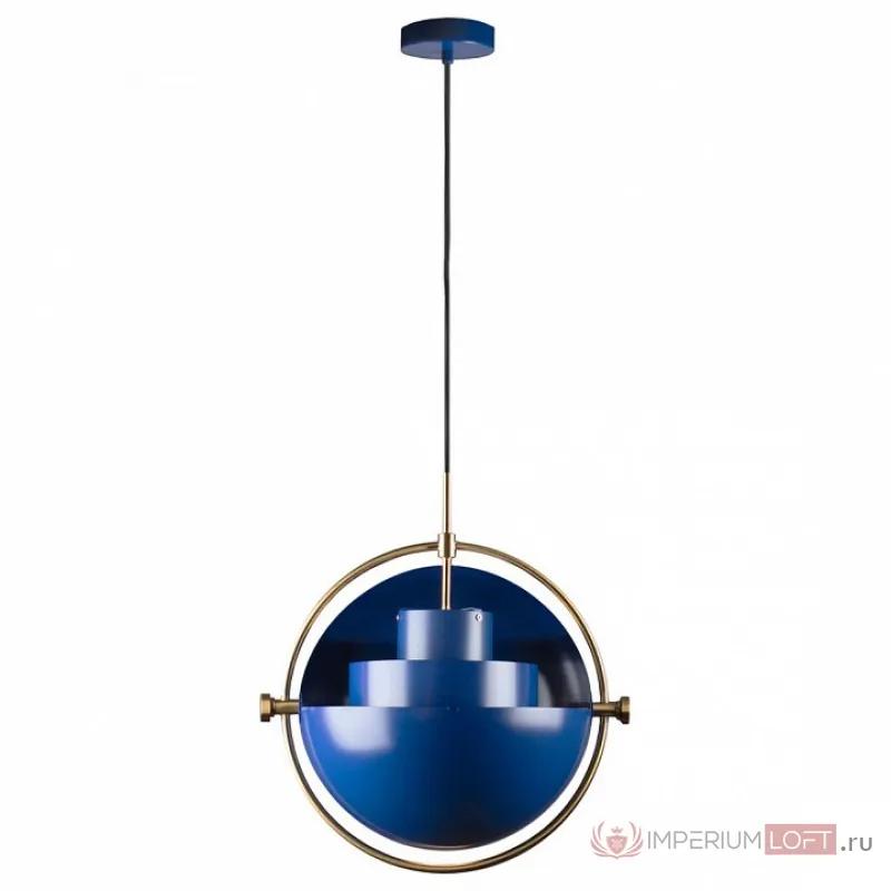 Подвесной светильник Loft it Multi-Lite LOFT9915-IND Цвет арматуры золото Цвет плафонов голубой от ImperiumLoft