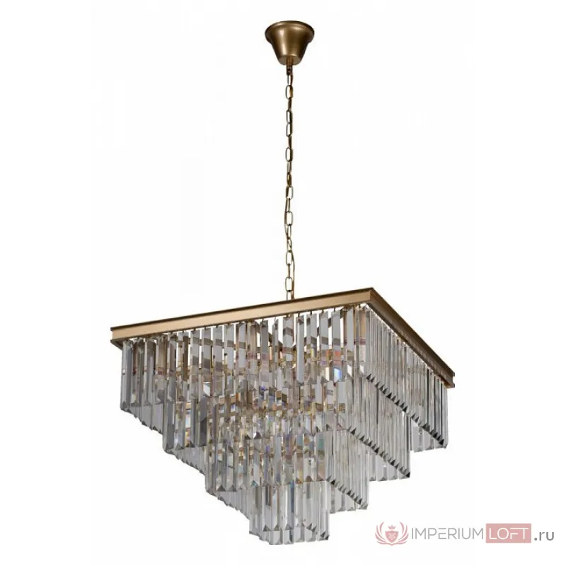Подвесная люстра Loft it Prism Clear 10019/600S Цвет арматуры золото Цвет плафонов прозрачный от ImperiumLoft