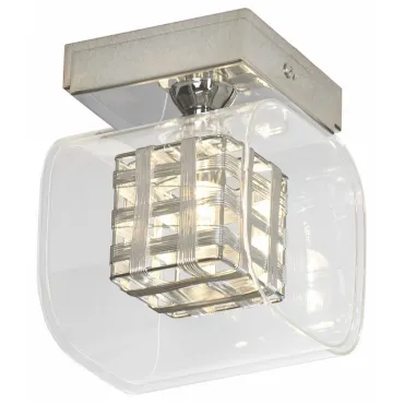 Накладной светильник Lussole Sorso LSC-8007-01 Цвет арматуры хром Цвет плафонов серебро от ImperiumLoft