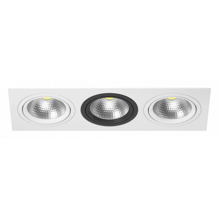 Встраиваемый светильник Lightstar Intero 111 i836060706 Цвет арматуры черно-белый от ImperiumLoft
