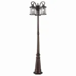 Фонарный столб ST-Luce Lastero SL080.425.03 Цвет плафонов прозрачный Цвет арматуры коричневый