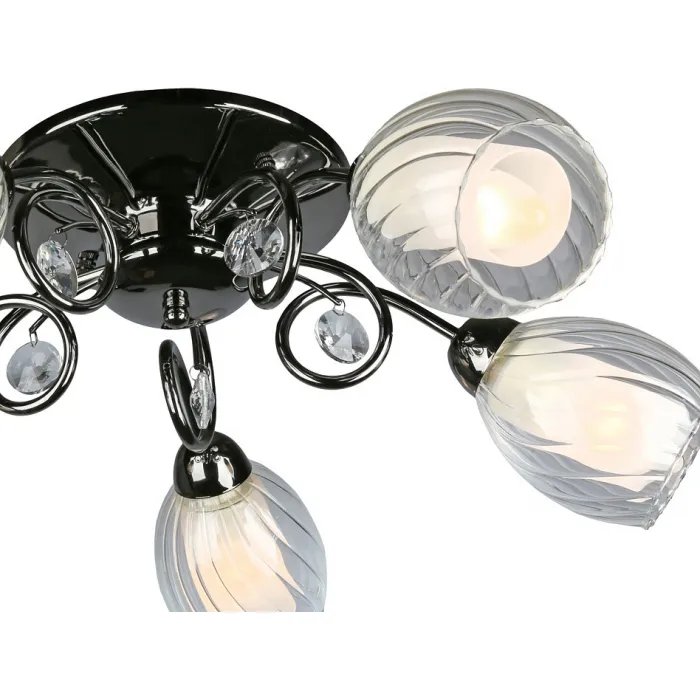 Потолочная люстра Omnilux Anjou OML-31607-05 Цвет арматуры хром от ImperiumLoft