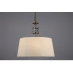 Подвесной светильник Omnilux Pavia OML-61406-01 Цвет арматуры бронза Цвет плафонов кремовый от ImperiumLoft