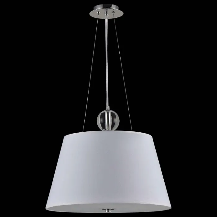 Подвесной светильник Maytoni Bergamo MOD613PL-03W Цвет арматуры хром Цвет плафонов белый от ImperiumLoft