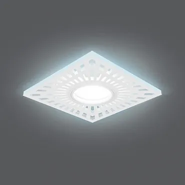 Встраиваемый светильник Gauss Backlight 11 BL128P Цвет плафонов белый