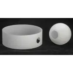 Накладной светильник Lussole Pallottola LSN-0401-01 Цвет арматуры никель от ImperiumLoft