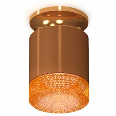 Накладной светильник Ambrella Techno 211 XS7404122 Цвет арматуры золото Цвет плафонов оранжевый
