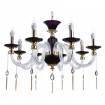 Подвесная люстра Divinare Mona 5126/12 LM-8 Цвет арматуры золото Цвет плафонов прозрачный
