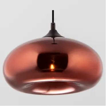 Подвесной светильник Eurosvet York 50166/1 медь Цвет плафонов медь Цвет арматуры черный