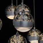 Подвесной светильник MW-Light Капелия 730010315 Цвет арматуры серебро Цвет плафонов серебро от ImperiumLoft