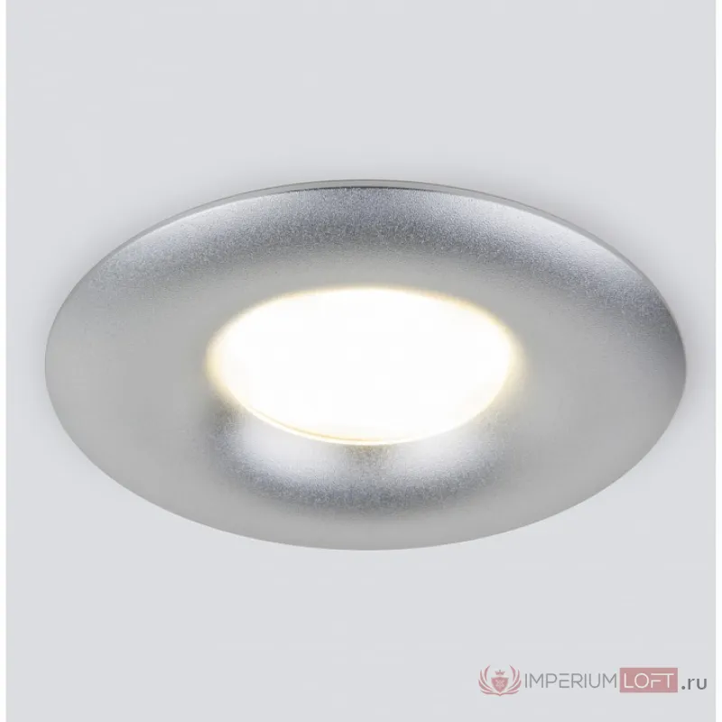 Встраиваемый светильник Elektrostandard 123 a053356 Цвет арматуры серебро от ImperiumLoft