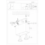 Накладной светильник Denkirs 2028 DK2028-YE