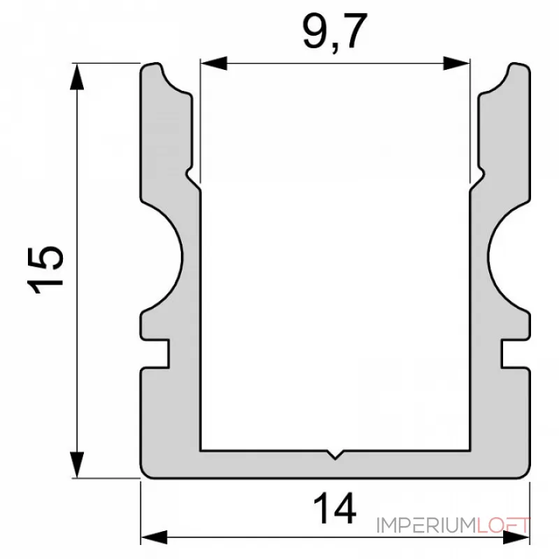 Профиль накладной Deko-Light AU-02-08 970101 Цвет арматуры серебро Профиль накладной Deko-Light AU-02-08 970101 Цвет арматуры серебро