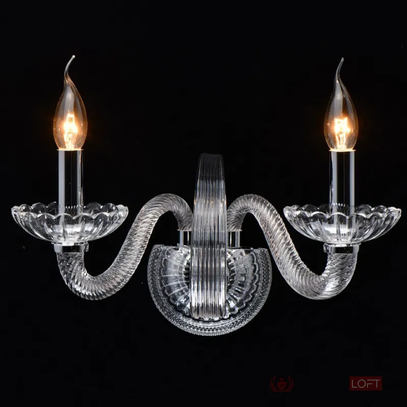 Бра MW-Light Элла 483023702 Цвет арматуры хром Цвет плафонов неокрашенный от ImperiumLoft