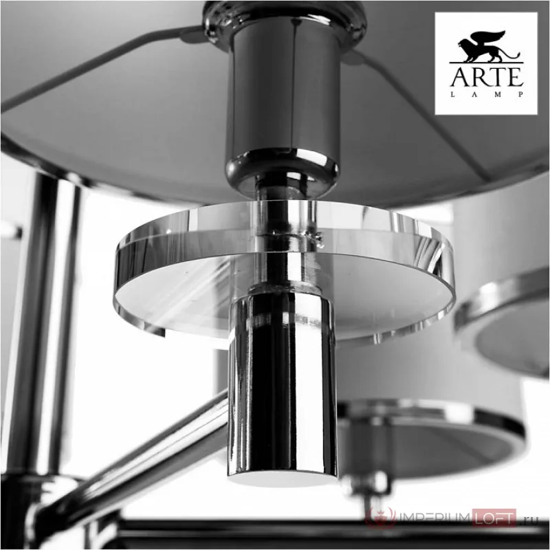 Подвесная люстра Arte Lamp Furore A3990LM-6CC Цвет арматуры хром Цвет плафонов хром от ImperiumLoft