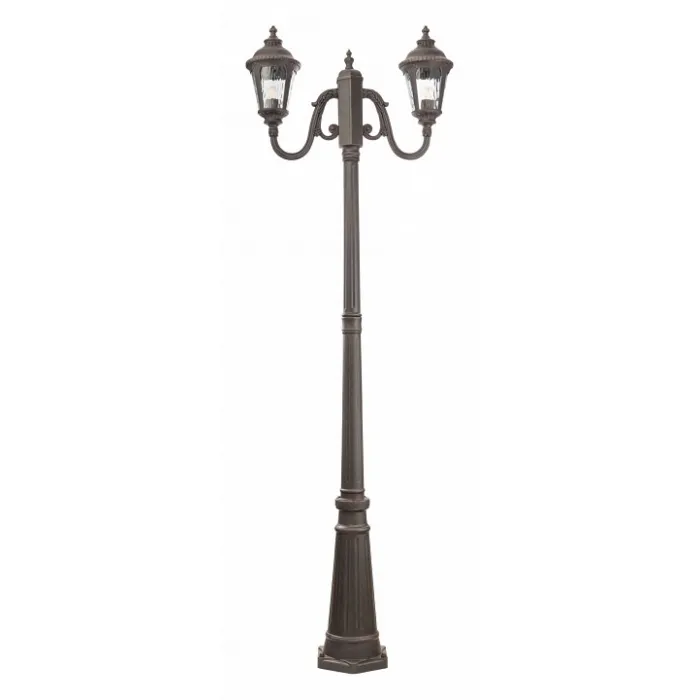 Фонарный столб Maytoni Goiri O028FL-03BZ Цвет арматуры бронза Цвет плафонов прозрачный от ImperiumLoft