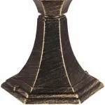 Наземный низкий светильник Arte Lamp 3151 A3151FN-1BN Цвет арматуры золото Цвет плафонов прозрачный