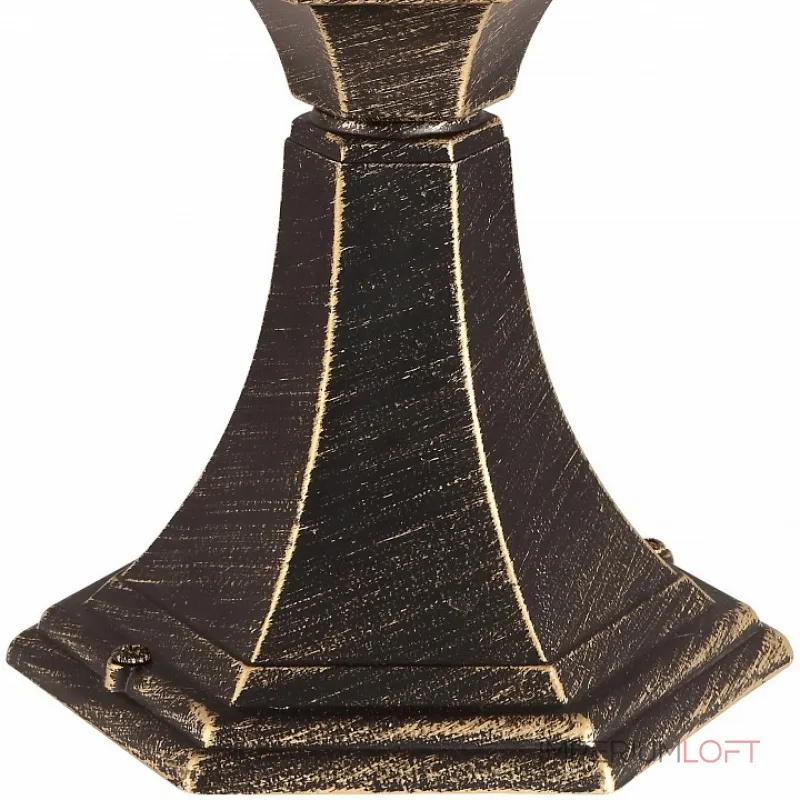Наземный низкий светильник Arte Lamp 3151 A3151FN-1BN Цвет арматуры золото Цвет плафонов прозрачный