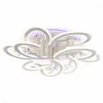 Накладной светильник Ambrella Original 2 FA513/6+3 WH белый 216W 680*650*120 (ПДУ РАДИО 2.4G) Цвет арматуры белый Цвет плафонов белый