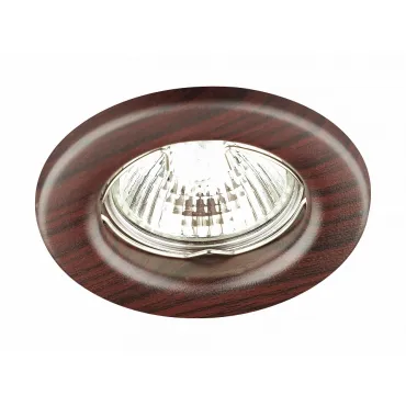 Встраиваемый светильник Novotech Wood 369715 Цвет арматуры коричневый от ImperiumLoft
