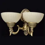 Бра MW-Light Афродита 1 317020202 Цвет арматуры бронза Цвет плафонов кремовый от ImperiumLoft