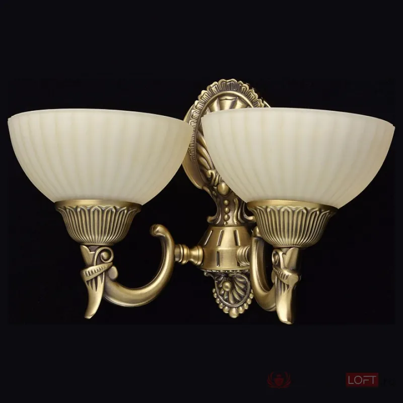 Бра MW-Light Афродита 1 317020202 Цвет арматуры бронза Цвет плафонов кремовый от ImperiumLoft
