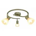 Спот Arte Lamp Parry A5062PL-3AB Цвет арматуры бронза Цвет плафонов белый