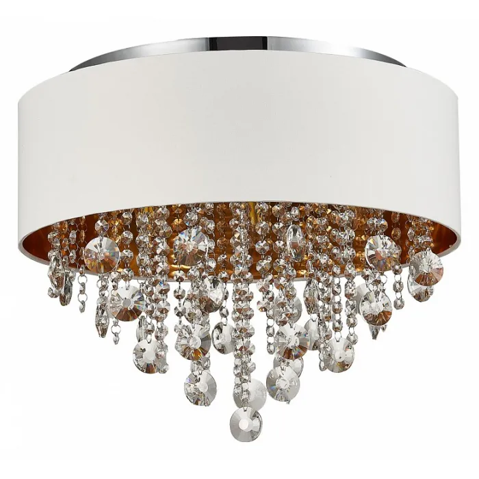 Накладной светильник ST-Luce Lacchia SL1350.502.06 Цвет арматуры хром Цвет плафонов золото от ImperiumLoft