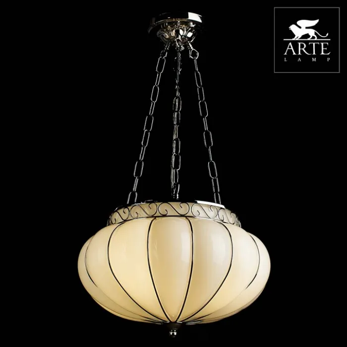 Подвесной светильник Arte Lamp Venice A2101SP-4WH Цвет арматуры хром Цвет плафонов белый от ImperiumLoft