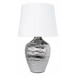 Настольная лампа декоративная Arte Lamp Korfu A4003LT-1CC Цвет арматуры Серый Цвет плафонов Белый от ImperiumLoft