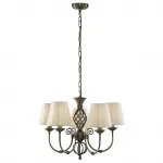 Подвесная люстра Arte Lamp Zanzibar A8390LM-5AB Цвет арматуры бронза Цвет плафонов белый от ImperiumLoft