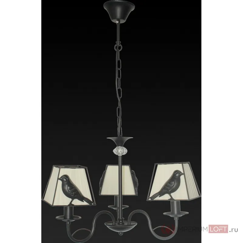 Подвесная люстра TopLight Donna TL7510D-03BL Цвет арматуры черный Цвет плафонов черно-белый от ImperiumLoft