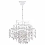 Подвесная люстра Freya Charlotte FR1001PL-04W Цвет арматуры белый Цвет плафонов прозрачный от ImperiumLoft