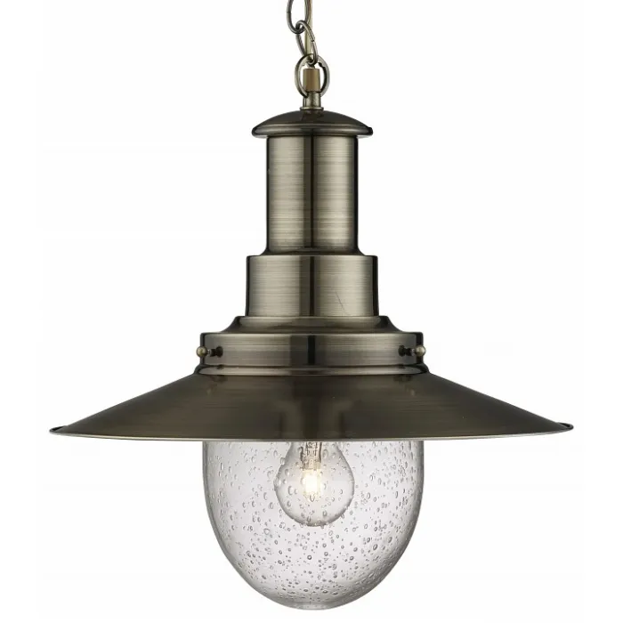 Подвесной светильник Arte Lamp Fisherman A5540SP-1AB Цвет арматуры бронза Цвет плафонов прозрачный от ImperiumLoft