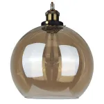 Светильник на штанге Omnilux Manarola OML-92006-01 Цвет плафонов янтарный Цвет арматуры бронза от ImperiumLoft