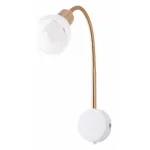 Бра Arte Lamp Falena A3116AP-1WH Цвет арматуры Белый Цвет плафонов Белый от ImperiumLoft