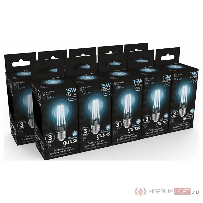 Лампа светодиодная Gauss Filament 102902215 от ImperiumLoft