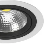 Встраиваемый светильник Lightstar Intero 111 i936070607 Цвет арматуры черно-белый