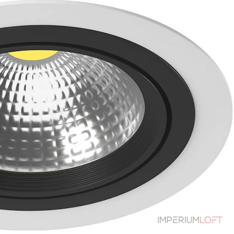 Встраиваемый светильник Lightstar Intero 111 i936070607 Цвет арматуры черно-белый